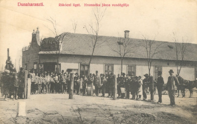 Dunaharaszti-Hromadka-János-vendéglője-képeslap
